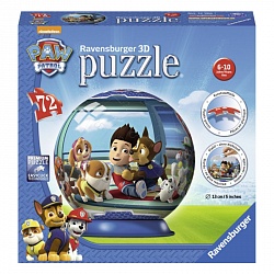 3D Пазл Щенячий патруль, 72 элемента (Ravensburger, 12186) - миниатюра